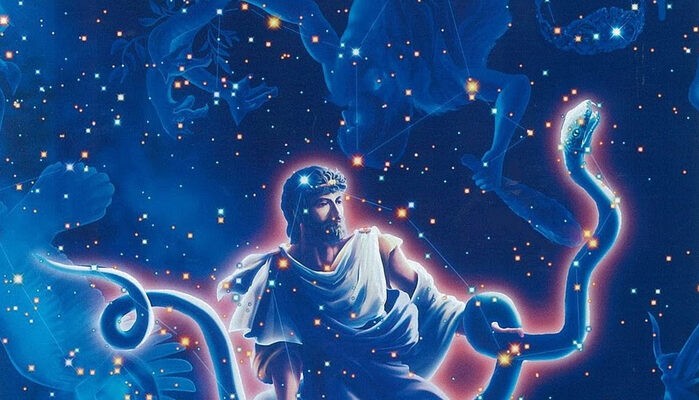 образ зевса на небе