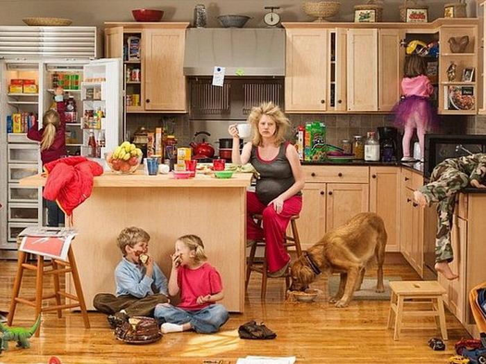 полный хаос в семье