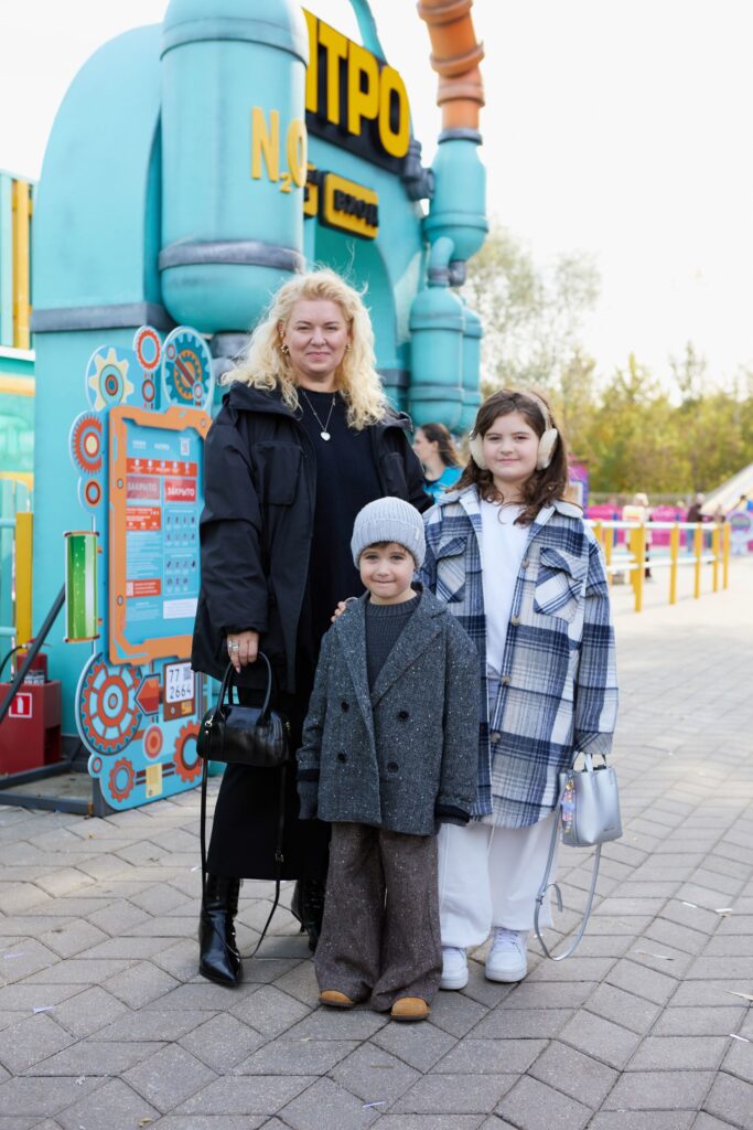 Ольга Парфенова с детьми